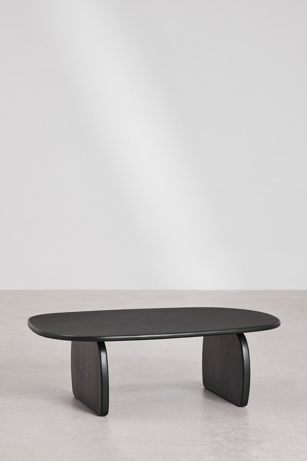Tavolino ovale 110x70 cm in legno di mango Agathe