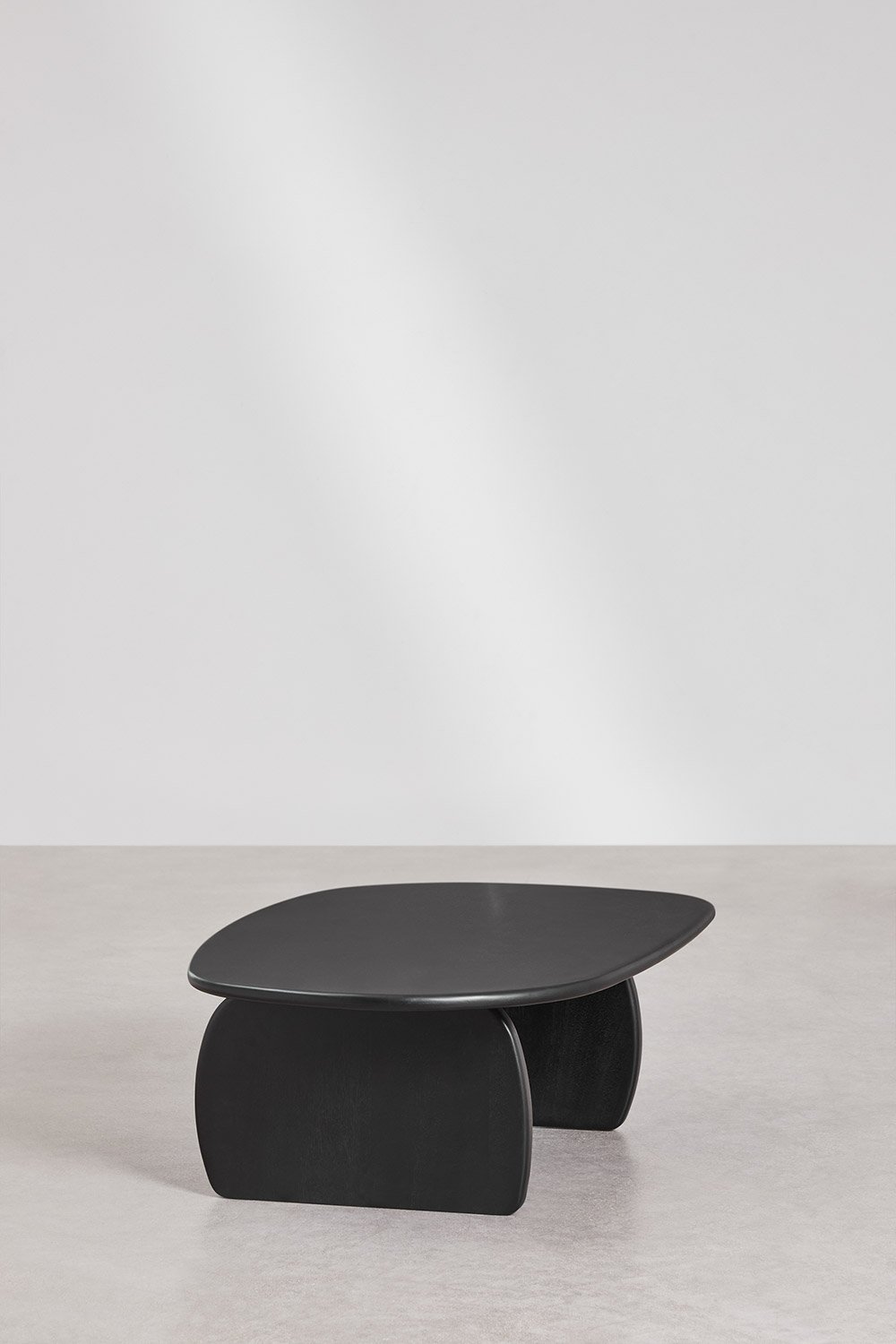 Tavolino ovale 110x70 cm in legno di mango Agathe