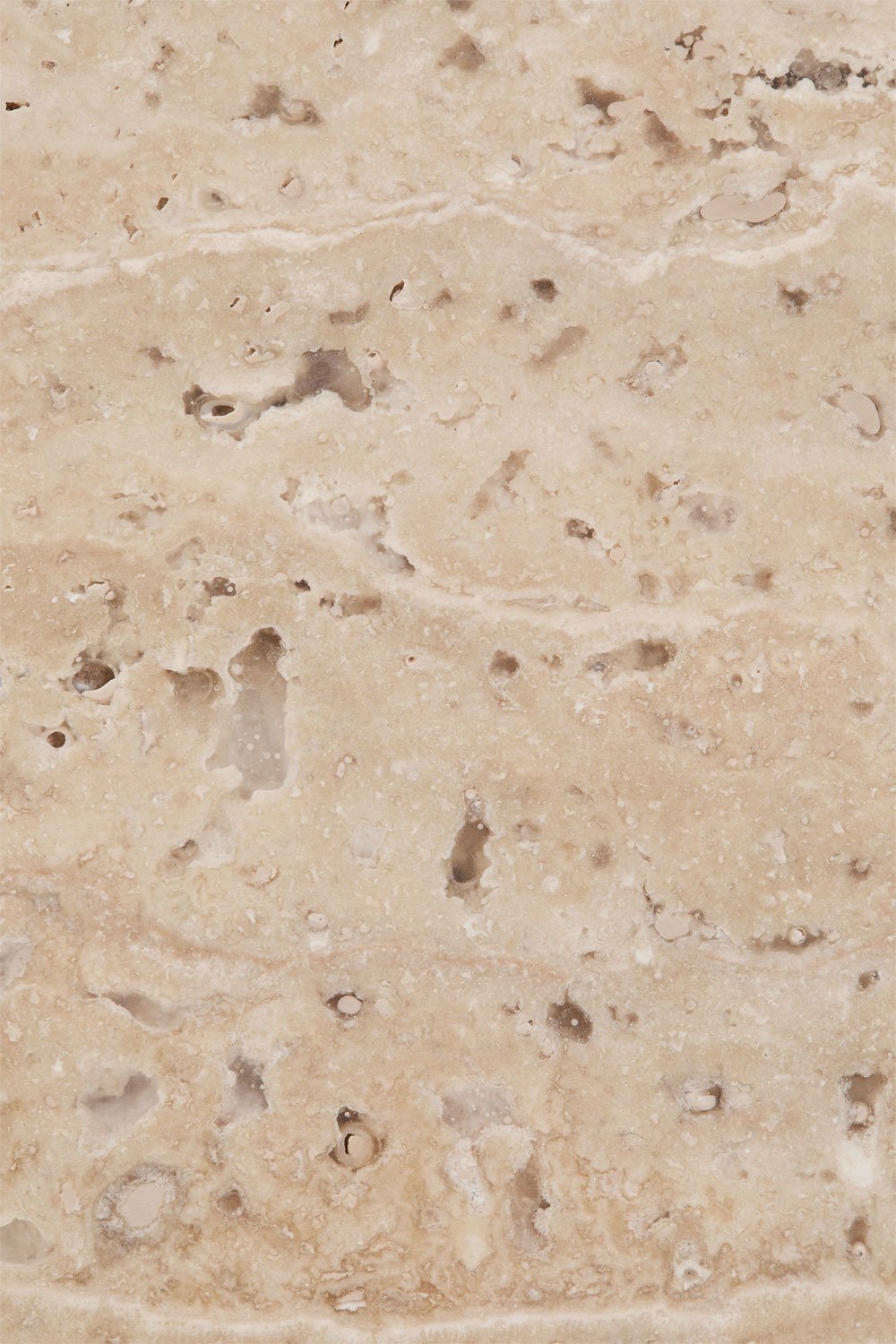 Tavolino rettangolare 110x70 cm in travertino e legno di acacia Casilda
