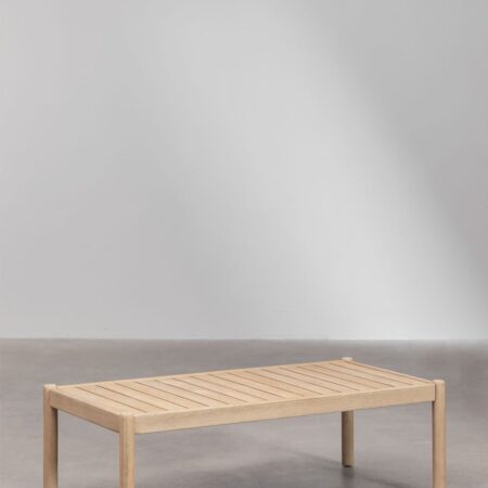 Tavolino rettangolare 120x60 cm in legno di acacia Karvia