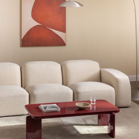 Tavolino rettangolare 120x60 cm in MDF Ginevra