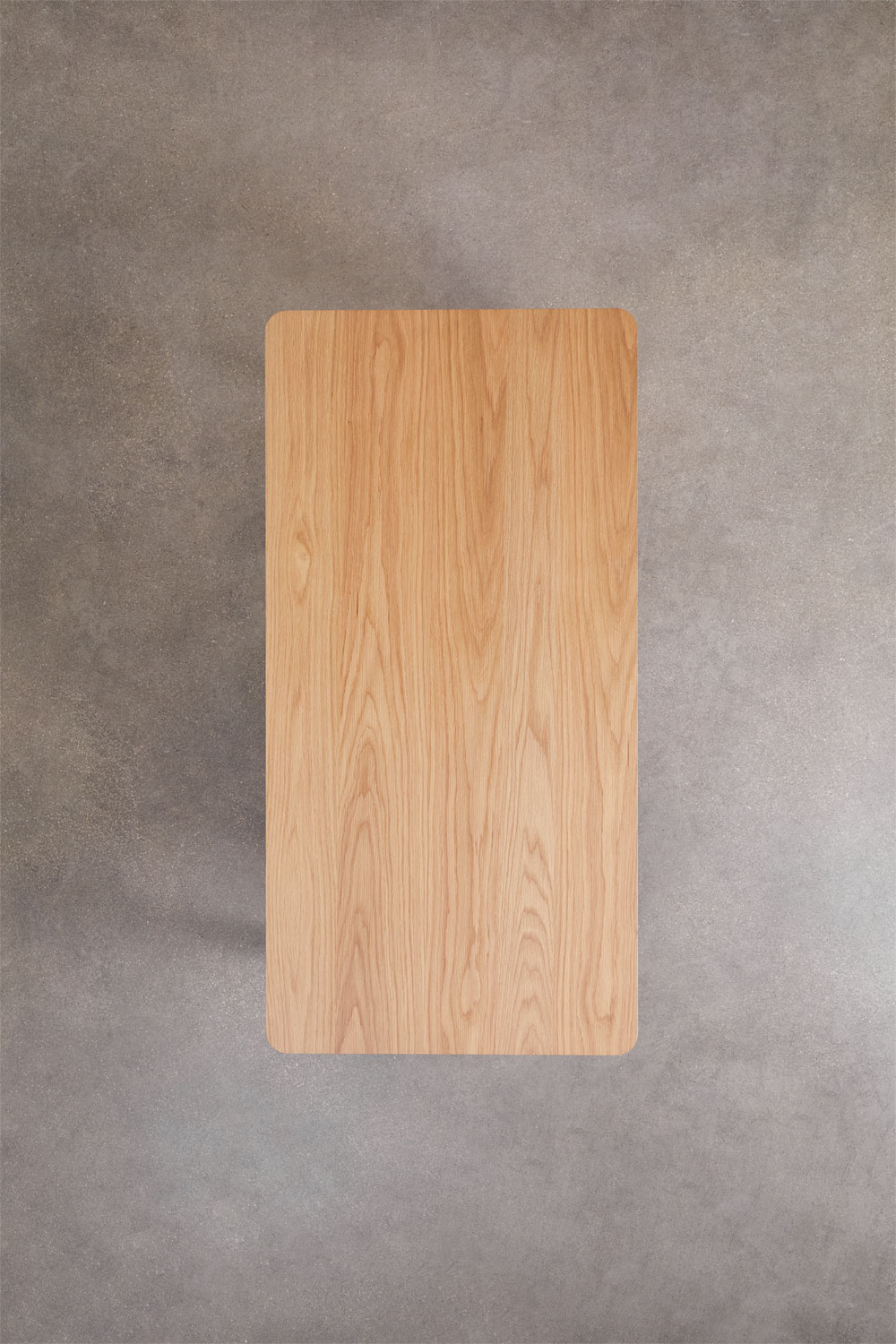Tavolino rettangolare 120x60 cm in MDF con impiallacciatura in rovere Munden