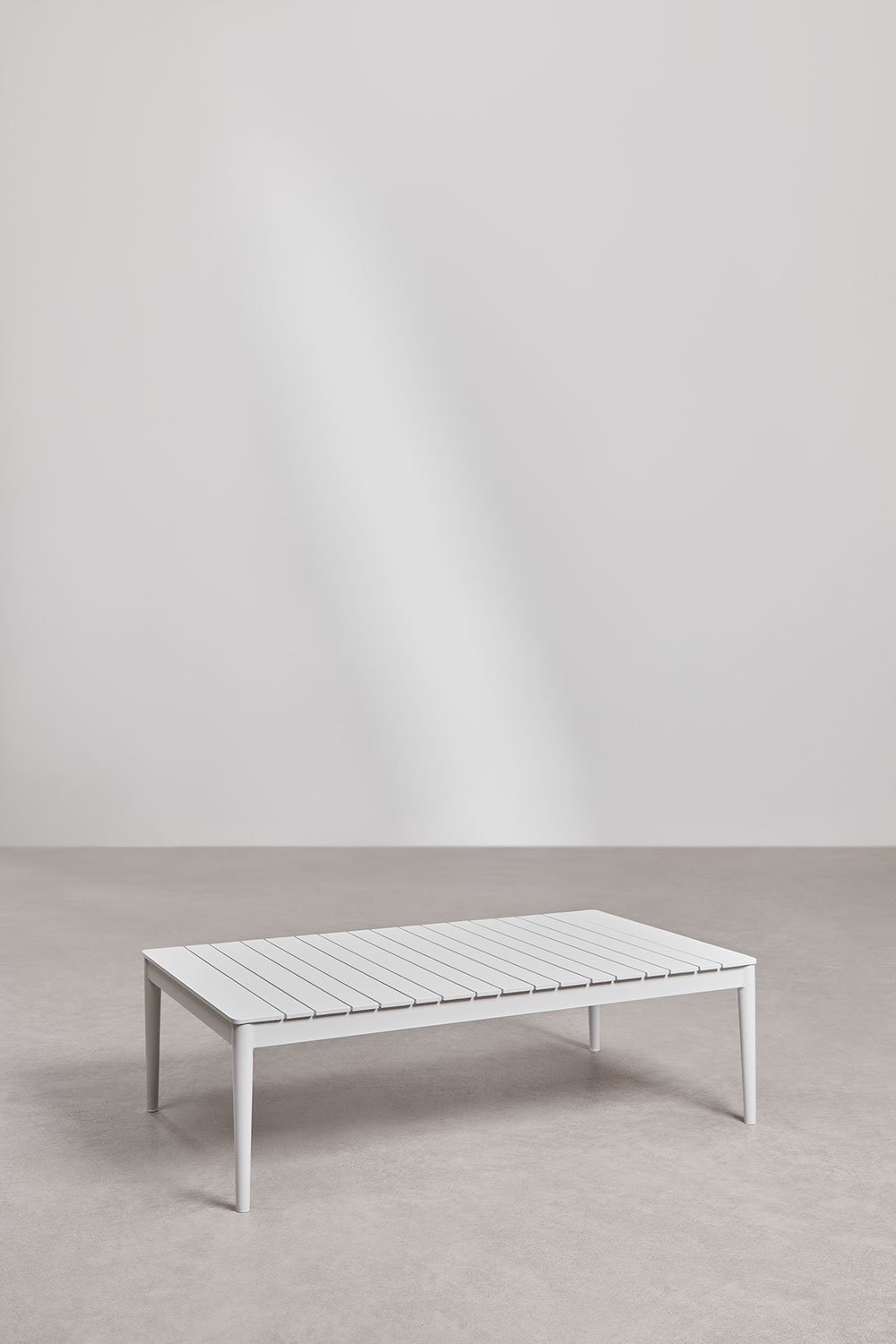 Tavolino rettangolare 120x70 cm in alluminio Sereilen