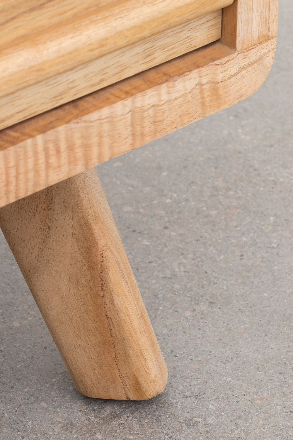 Tavolino rettangolare in legno Deleyna