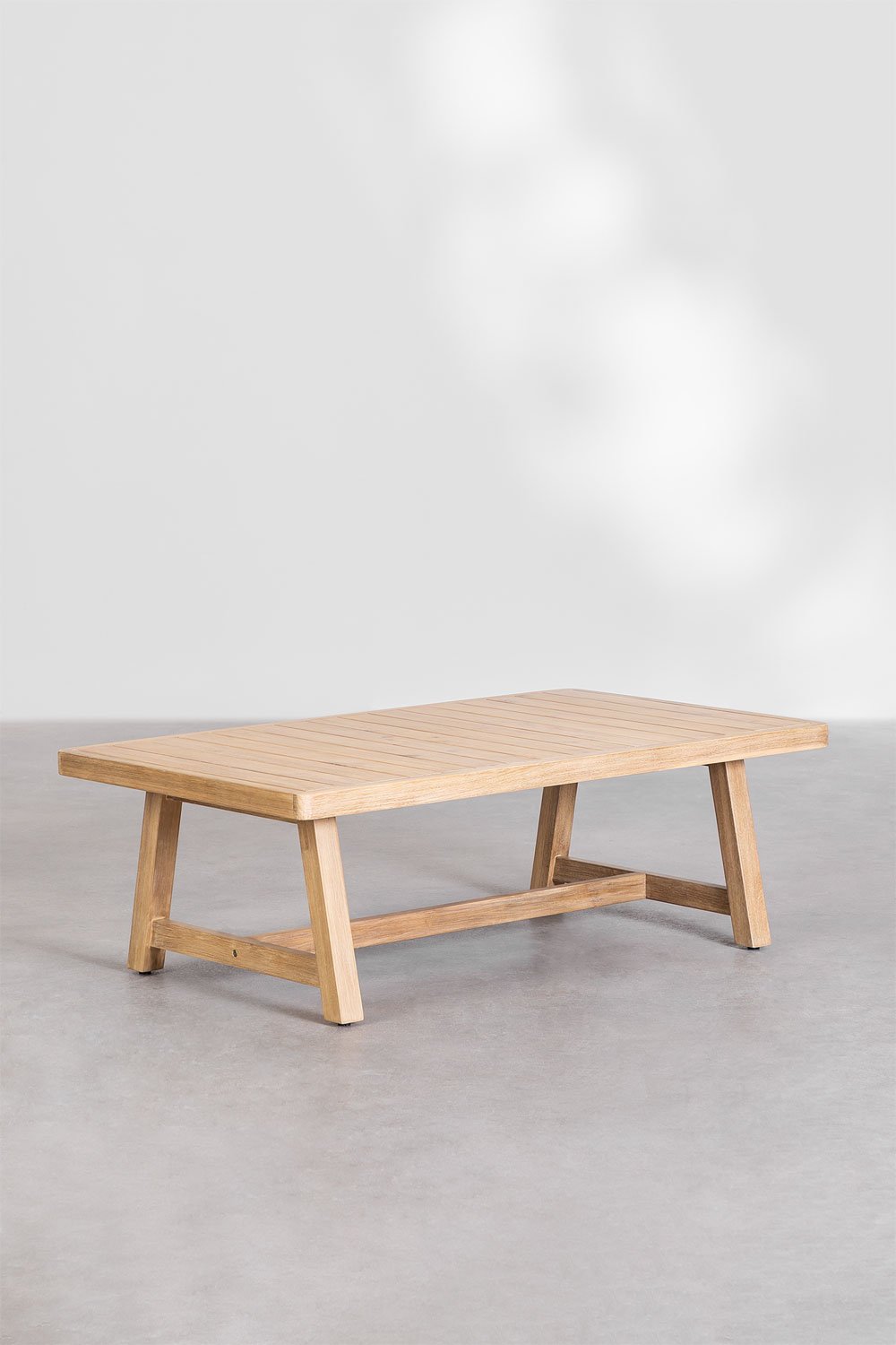 Tavolino rettangolare 130x75 cm in legno di acacia Dubai