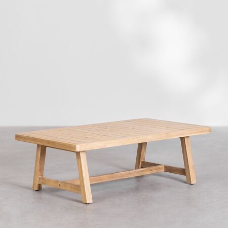 Tavolino Rettangolare in Legno di Acacia (130x75 cm) Dubai