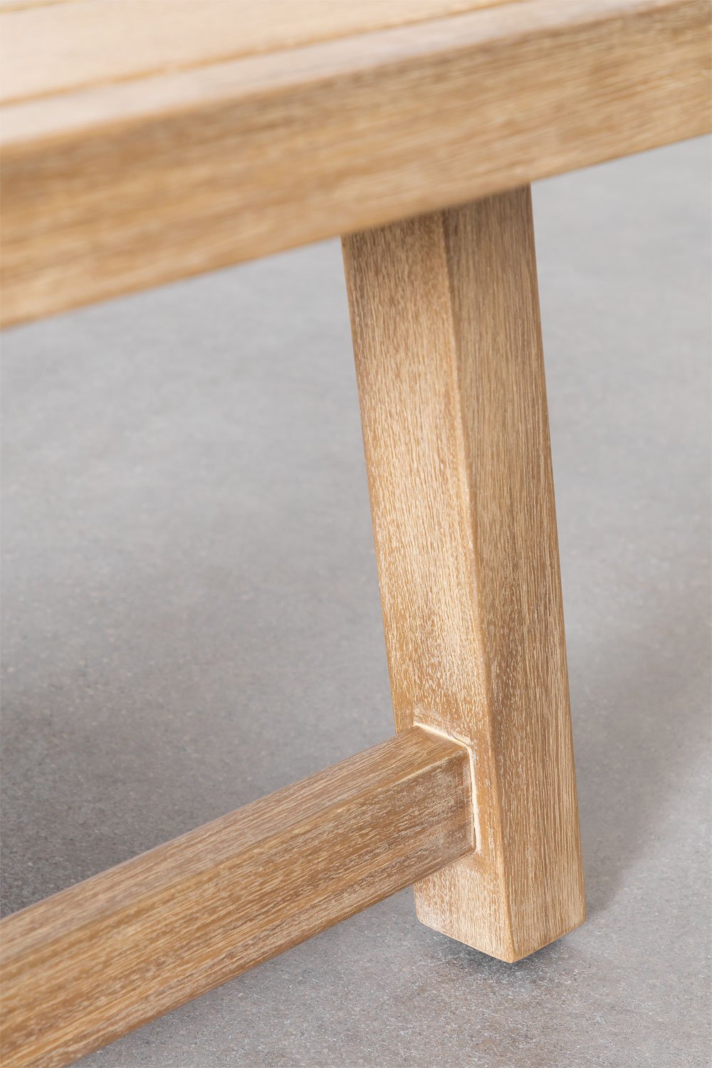 Tavolino rettangolare 130x75 cm in legno di acacia Dubai