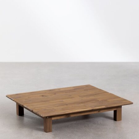 Tavolino Rettangolare in Legno di Acacia (85x75 cm) Brina