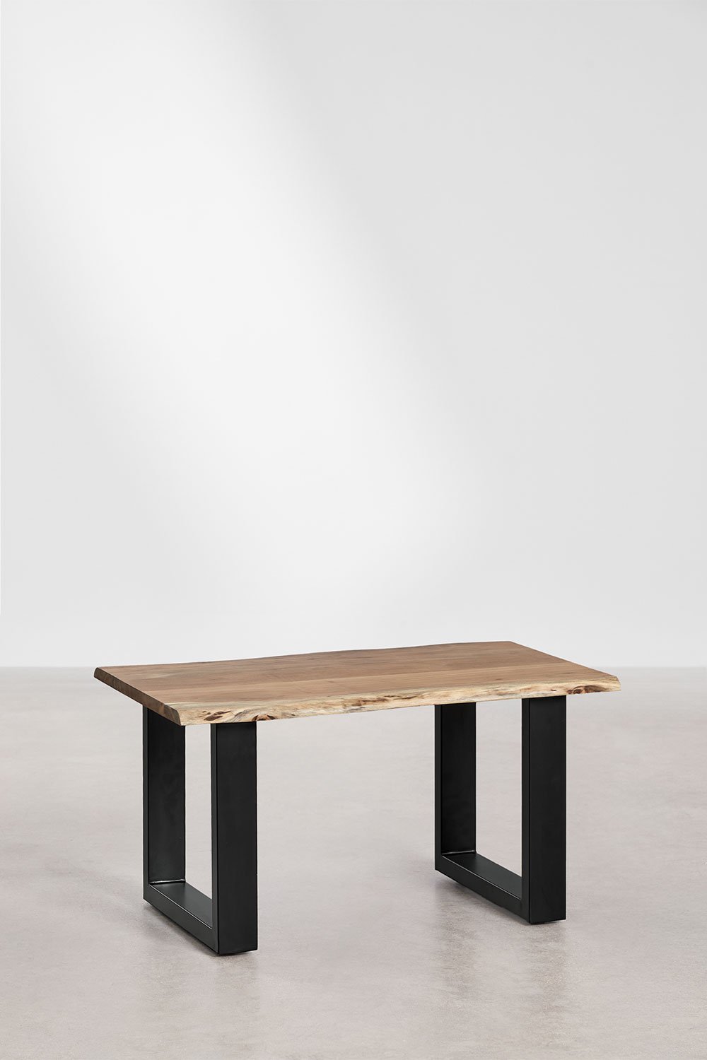 Tavolino rettangolare in legno di acacia (90x60 cm) Sami