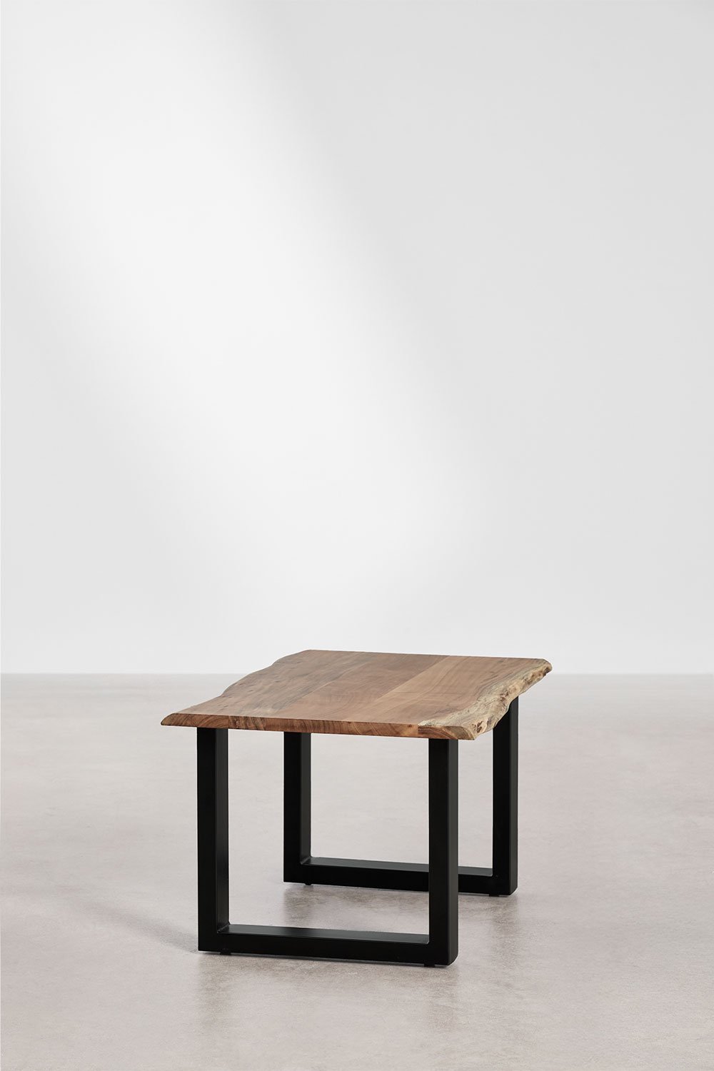 Tavolino rettangolare in legno di acacia (90x60 cm) Sami