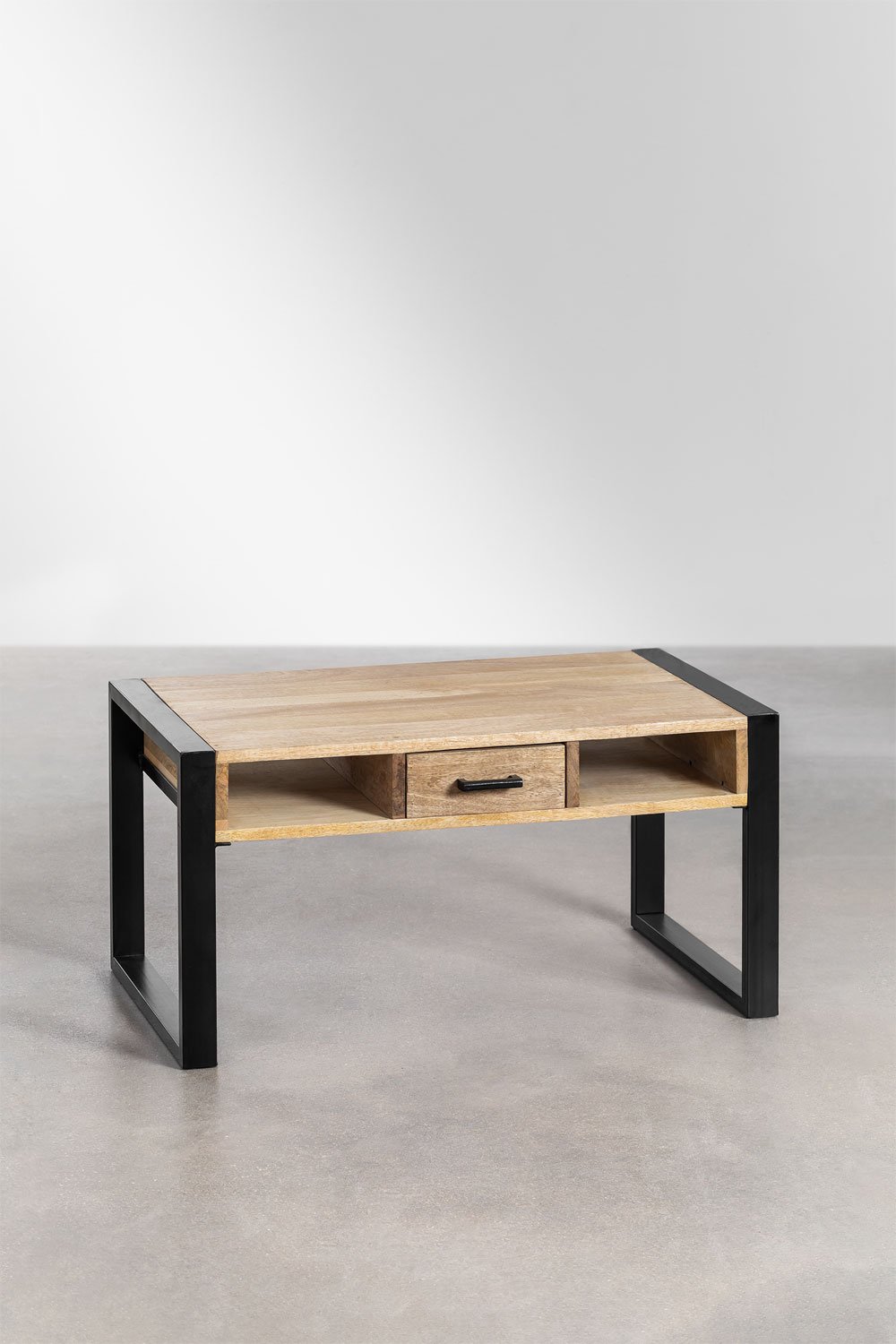 Tavolino rettangolare in legno di mango (90x45 cm) Keblar