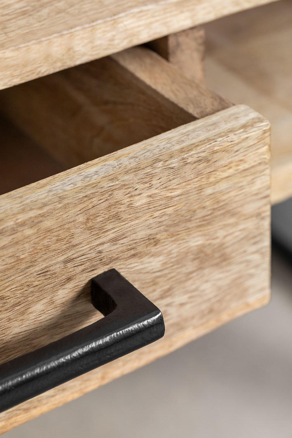 Tavolino rettangolare in legno di mango (90x45 cm) Keblar