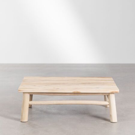 Tavolino Rettangolare in Legno di Teak (120x80 cm) Narel