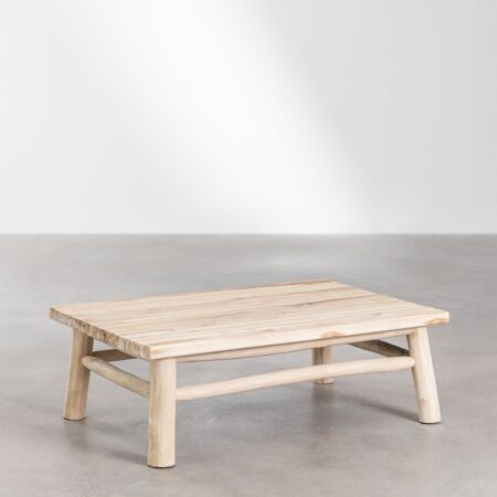 Tavolino Rettangolare in Legno di Teak (120x80 cm) Narel