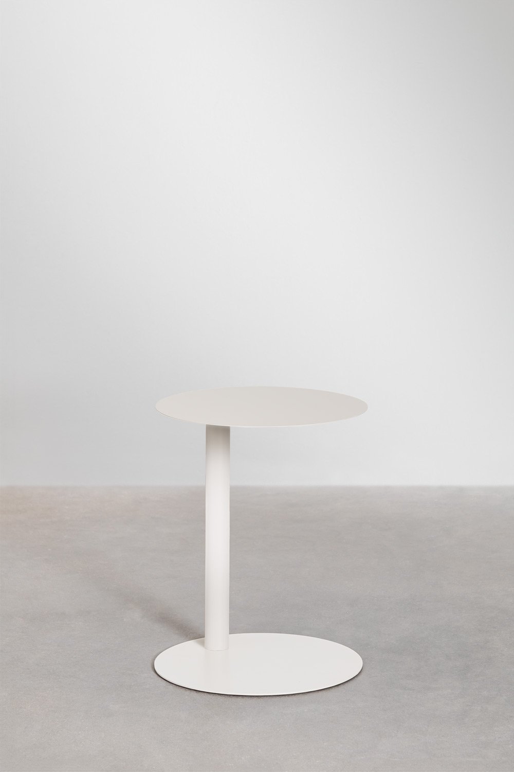 Tavolino rotondo Ø40 cm in acciaio Yannik