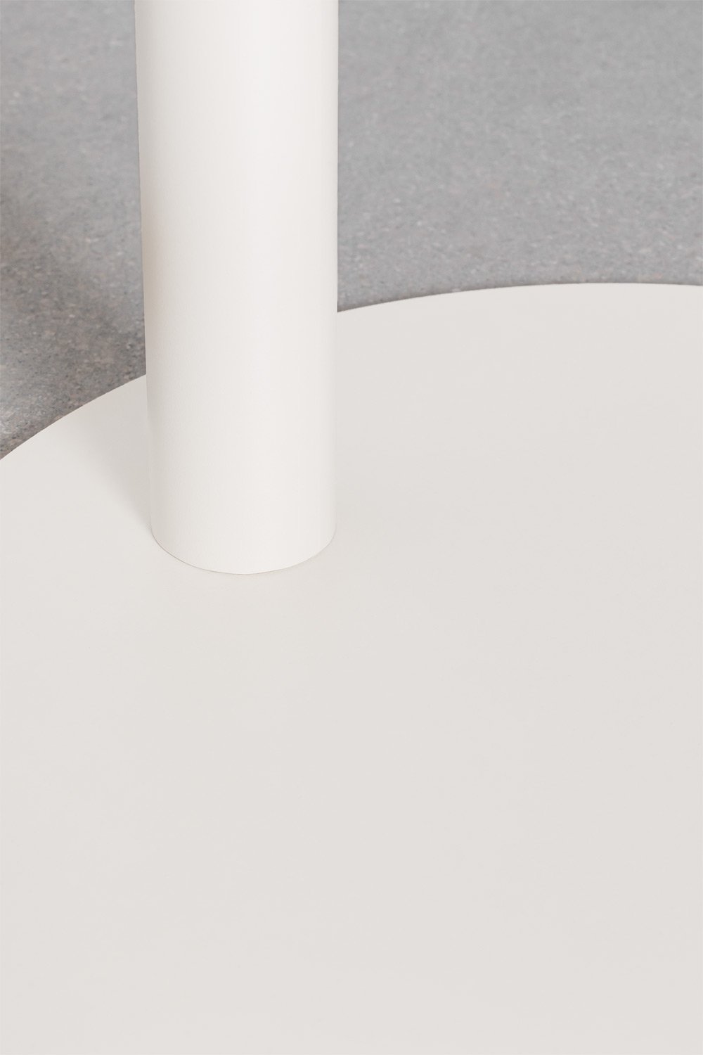 Tavolino rotondo Ø40 cm in acciaio Yannik