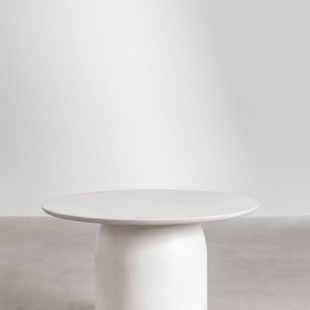 Tavolino rotondo in cemento (Ø75 cm) Layana