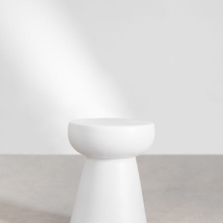 Tavolino rotondo in ceramica Karus