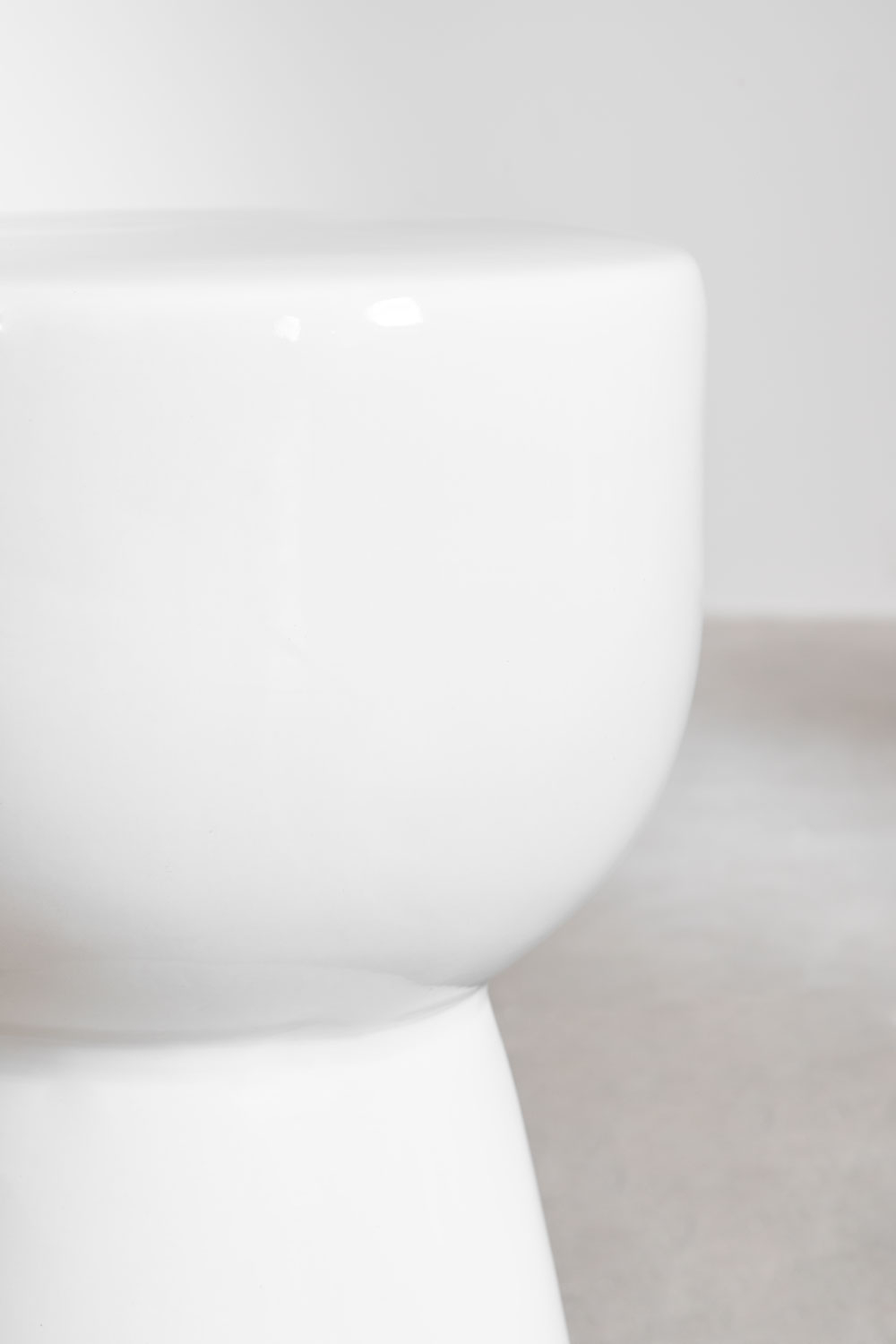 Tavolino rotondo Ø35 cm in ceramica Kaly