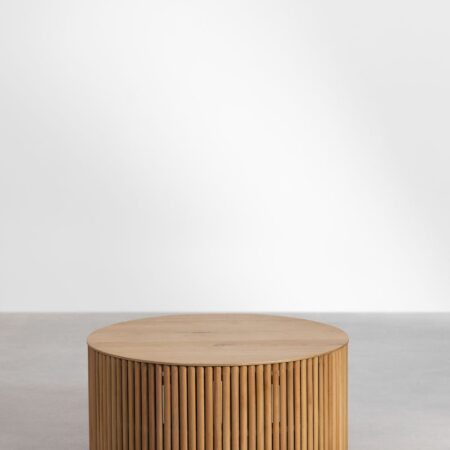 Tavolino rotondo in legno (Ø75 cm) Belmira