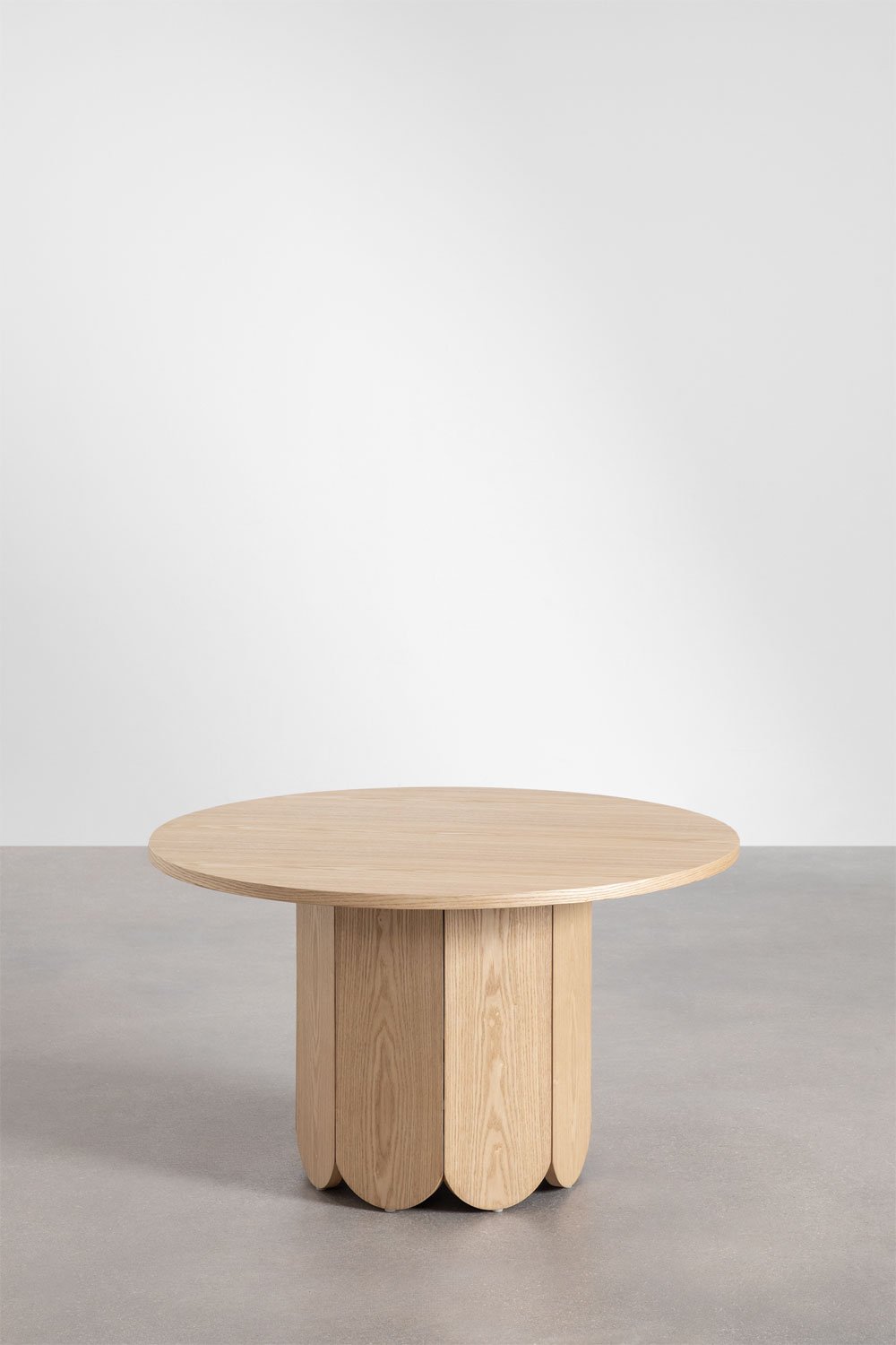 Tavolino rotondo in legno (Ø80 cm) Vinesey