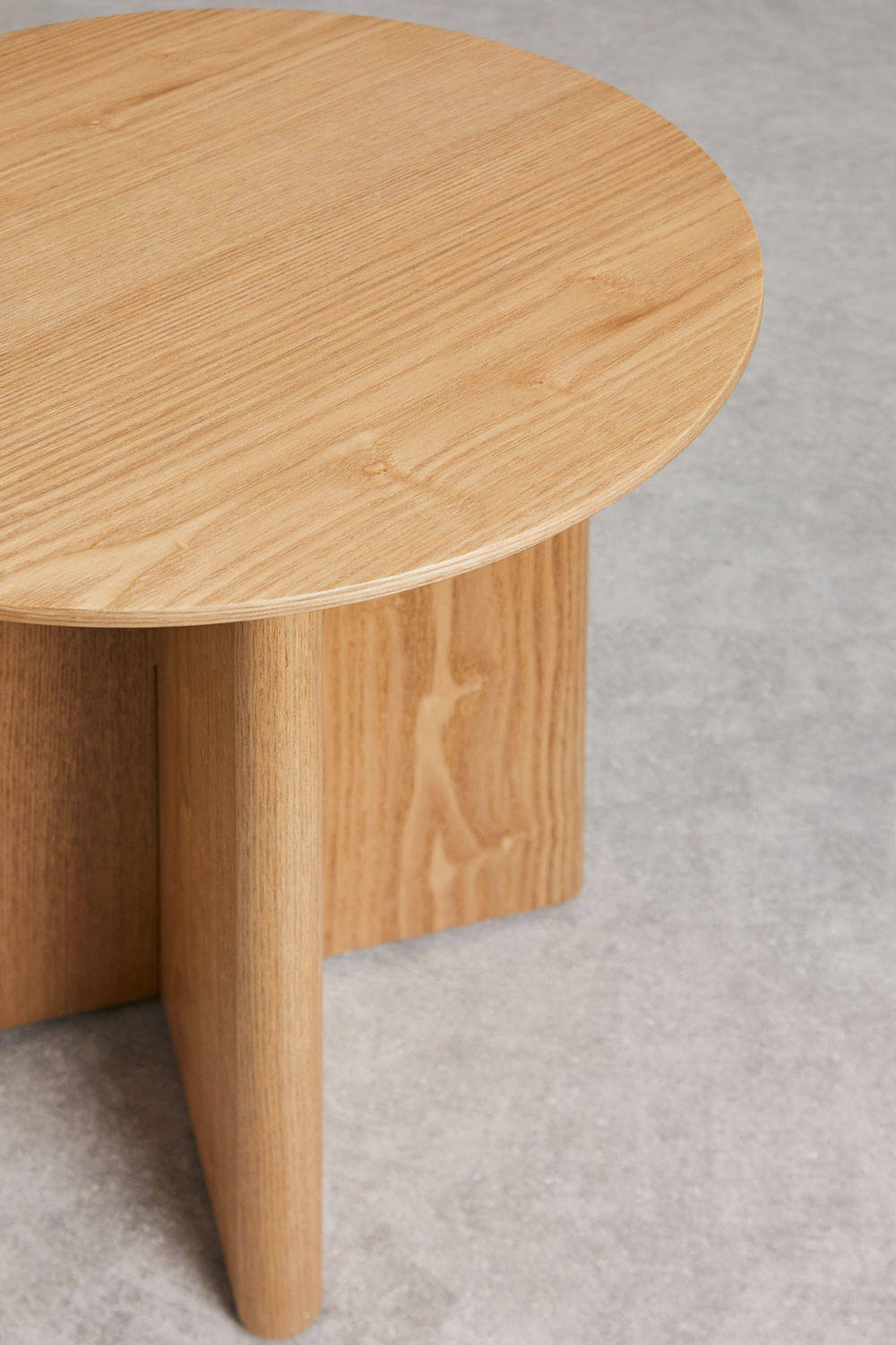 Tavolino rotondo Ø45 cm in MDF Saonara