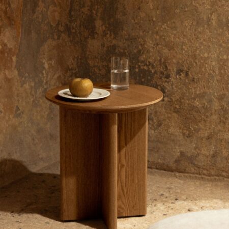 Tavolino rotondo Ø45 cm in MDF Saonara