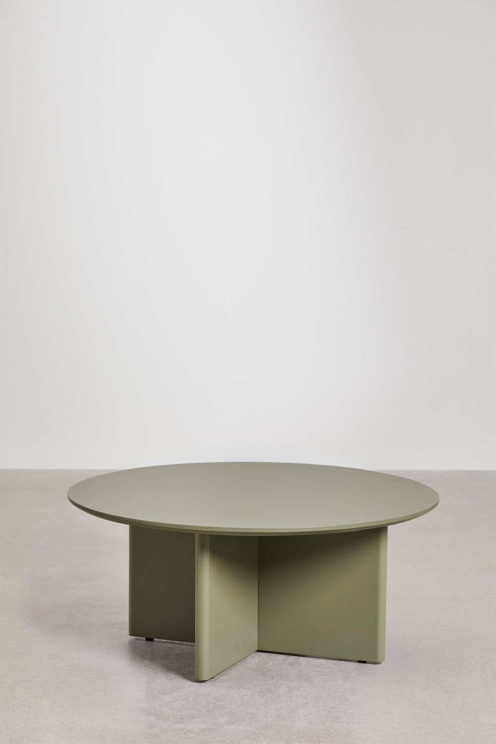 Tavolino rotondo Ø80 cm in MDF Saonara