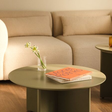 Tavolino rotondo Ø80 cm in MDF Saonara