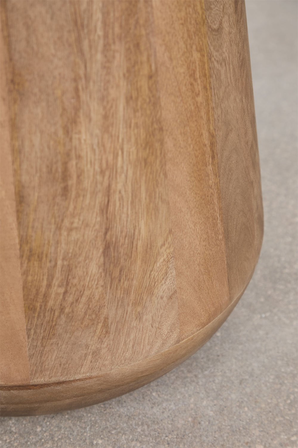 Tavolino rotondo Naiara Ø50 cm in legno di mango