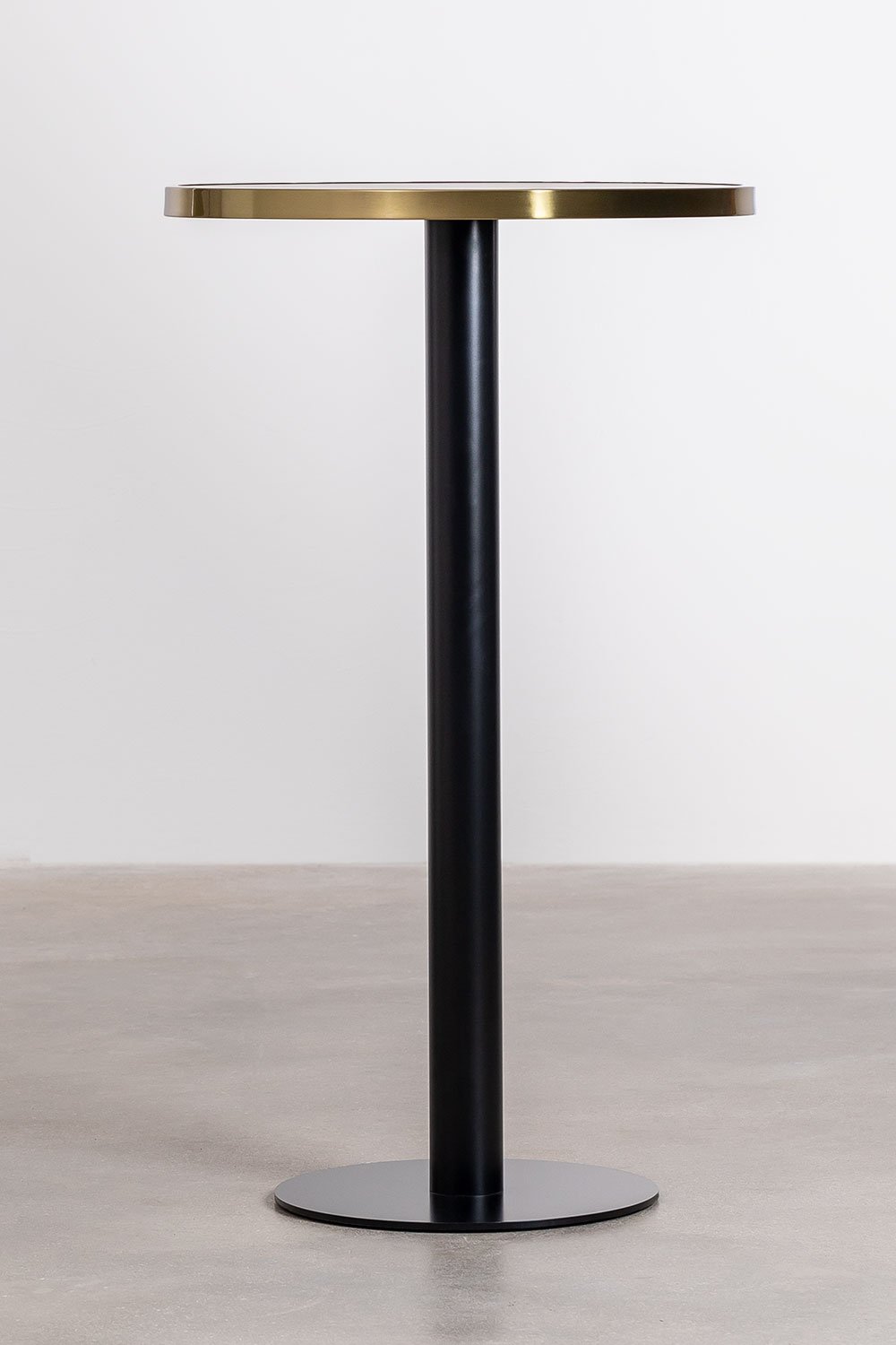 Tavolo Bar Alto Rotondo in Gres (Ø60 cm) Amaretto
