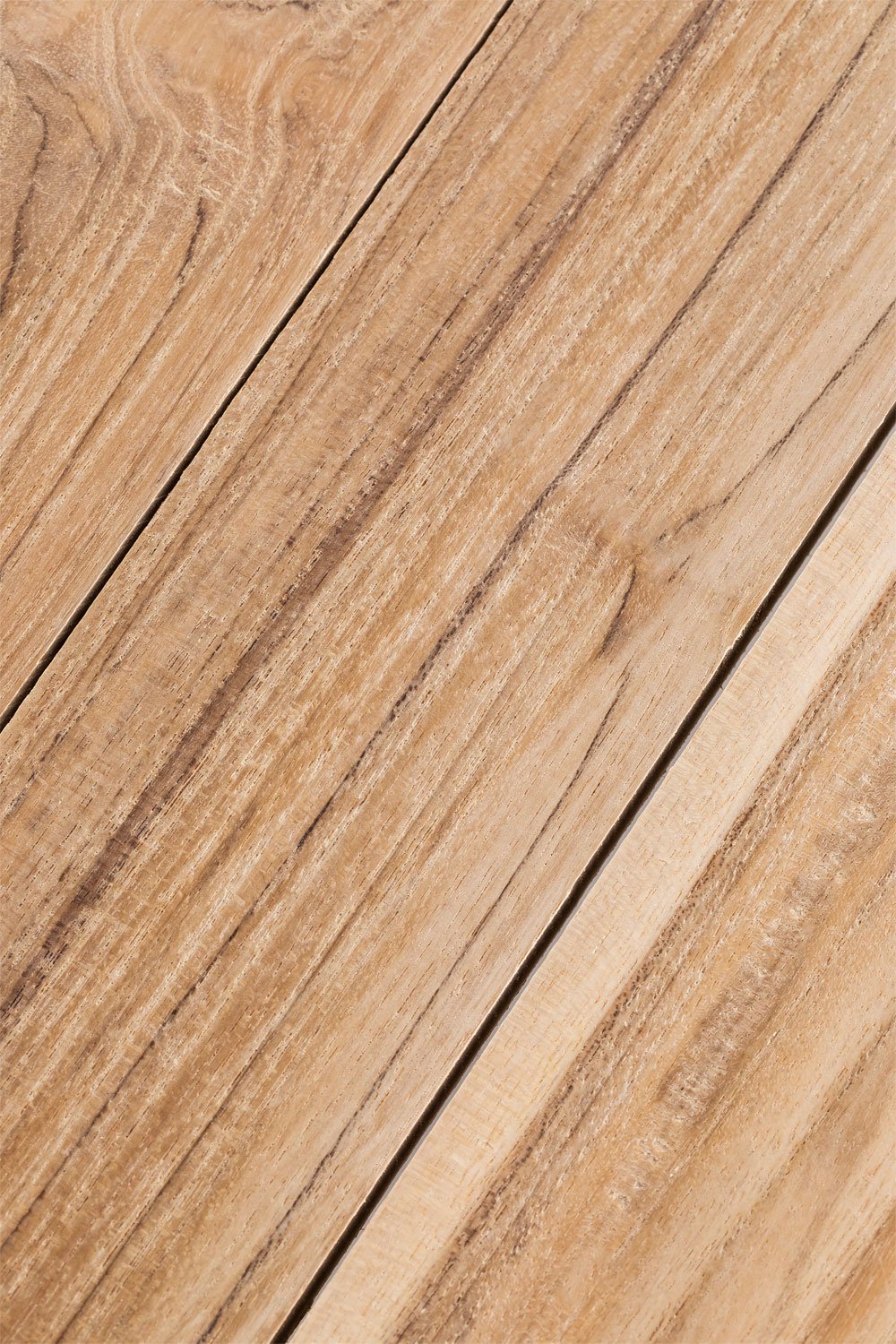 Tavolo alto da giardino rettangolare 135x65cm in legno di teak Narel