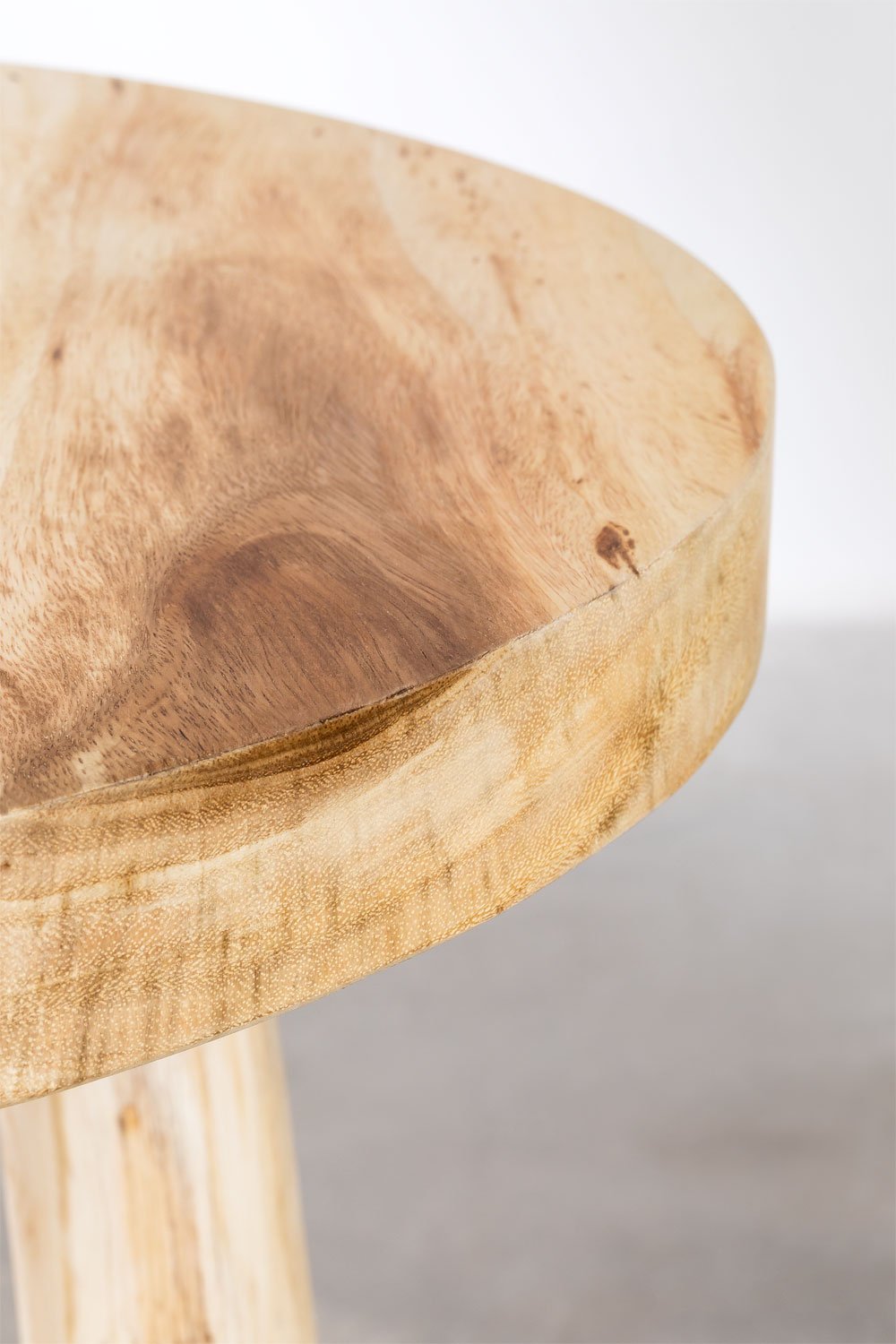 Tavolo alto da giardino rotondo Ø60 cm in legno Narel