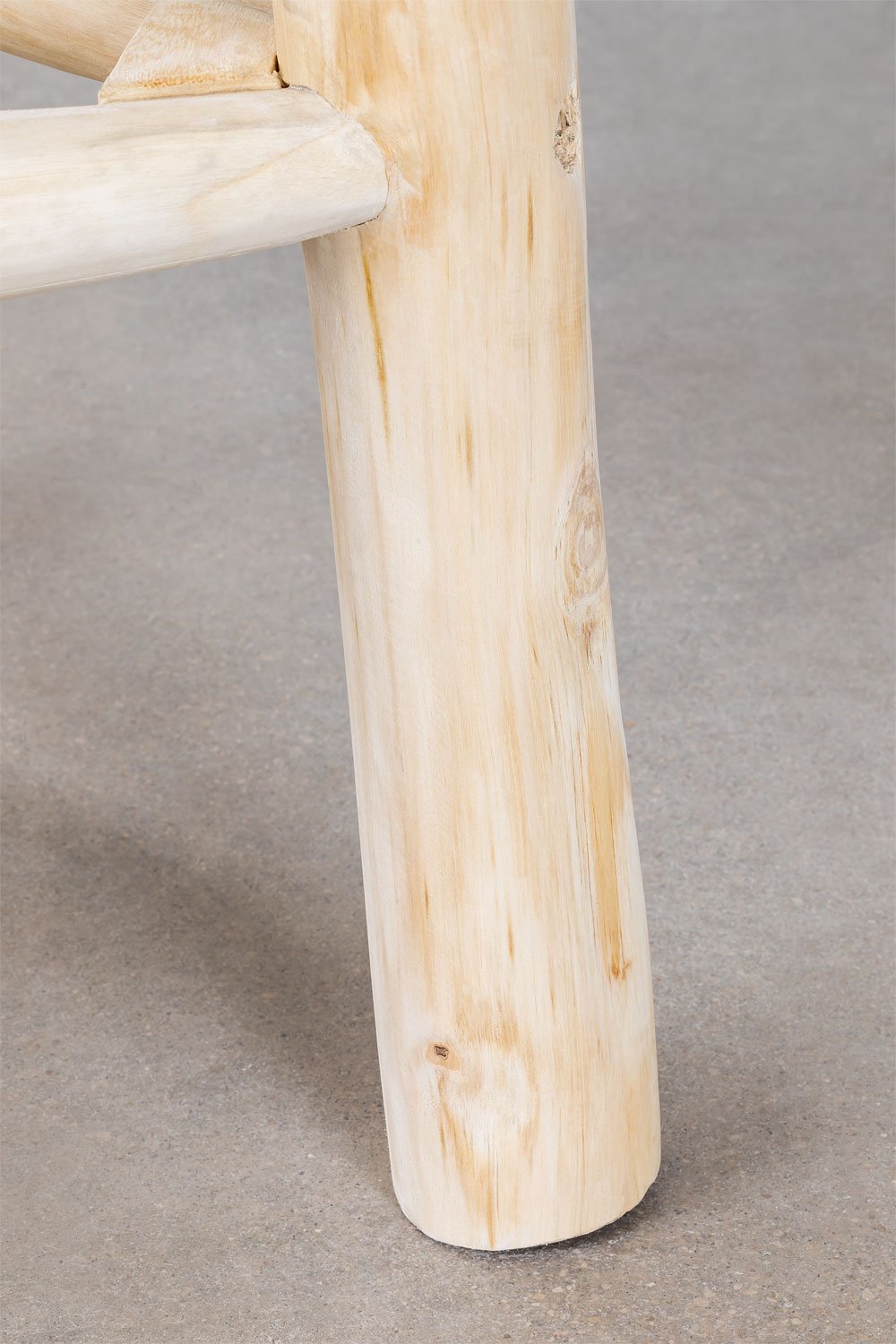 Tavolo alto da giardino rotondo Ø60 cm in legno Narel