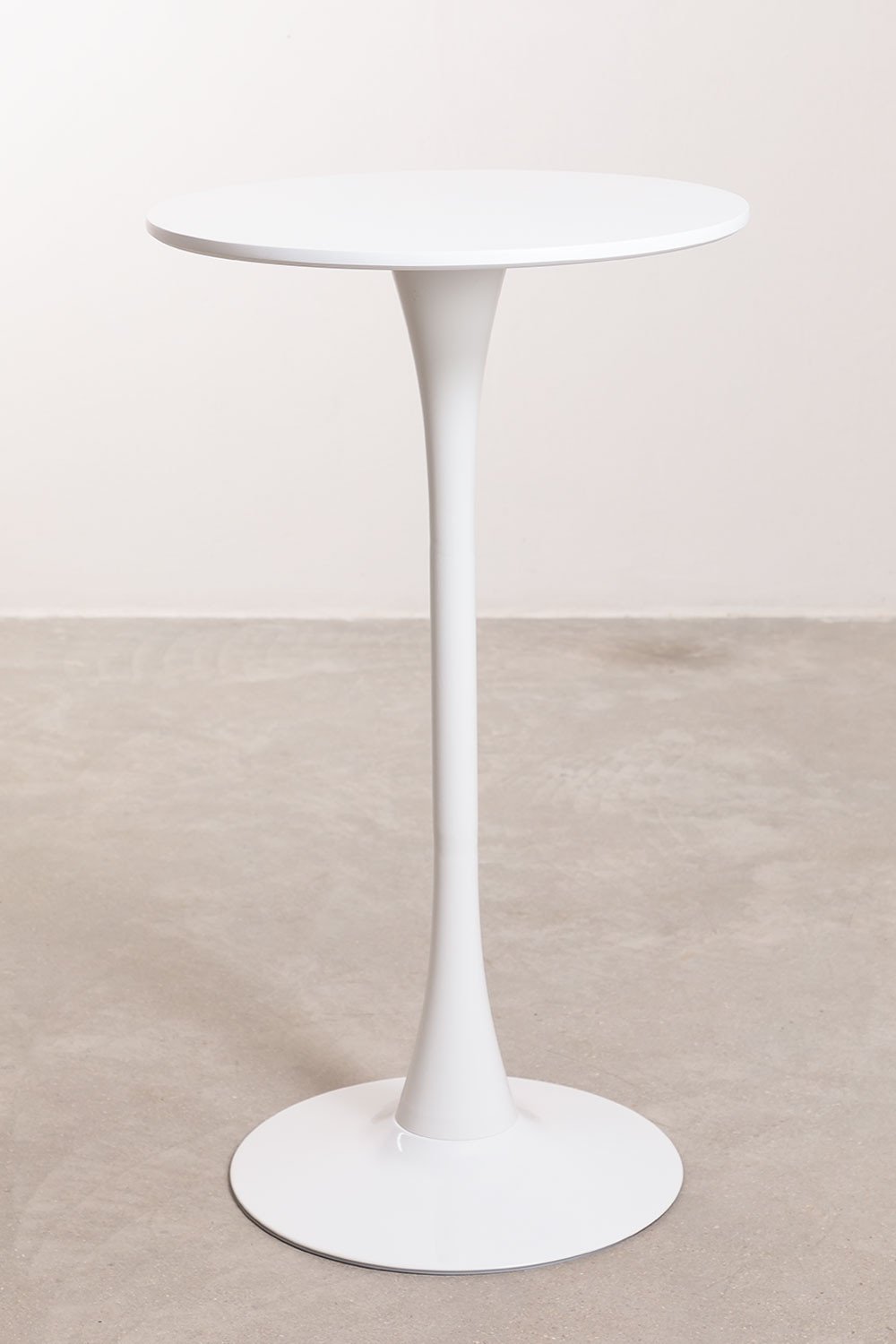 Tavolo alto rotondo in MDF e metallo (Ø60 cm) Ivet Style