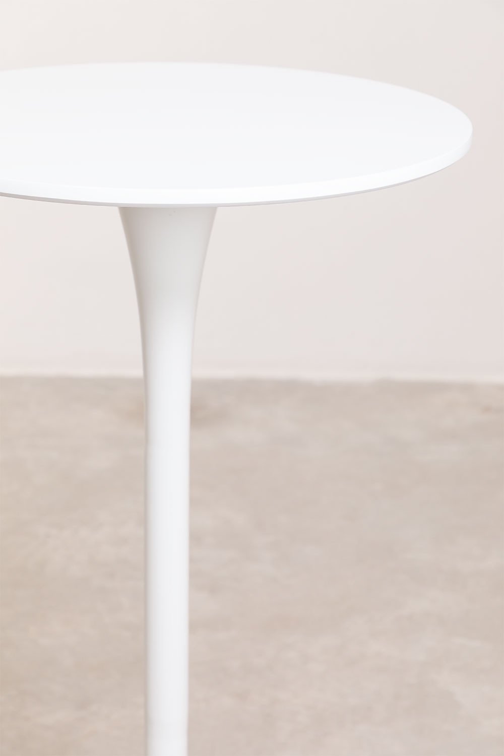 Tavolo alto rotondo in MDF e metallo (Ø60 cm) Ivet Style