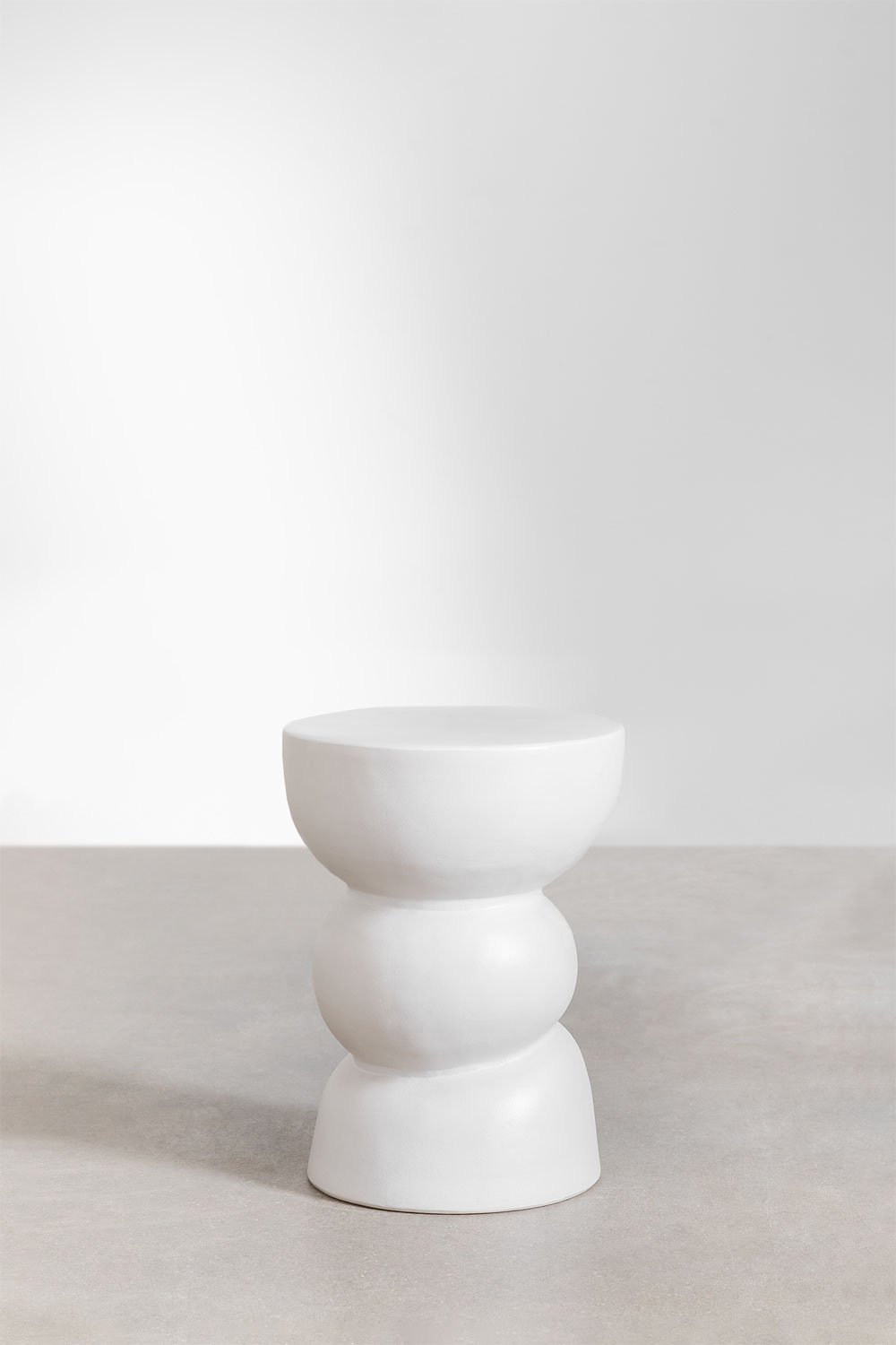 Tavolino rotondo Ø35 cm in ceramica Tiyi