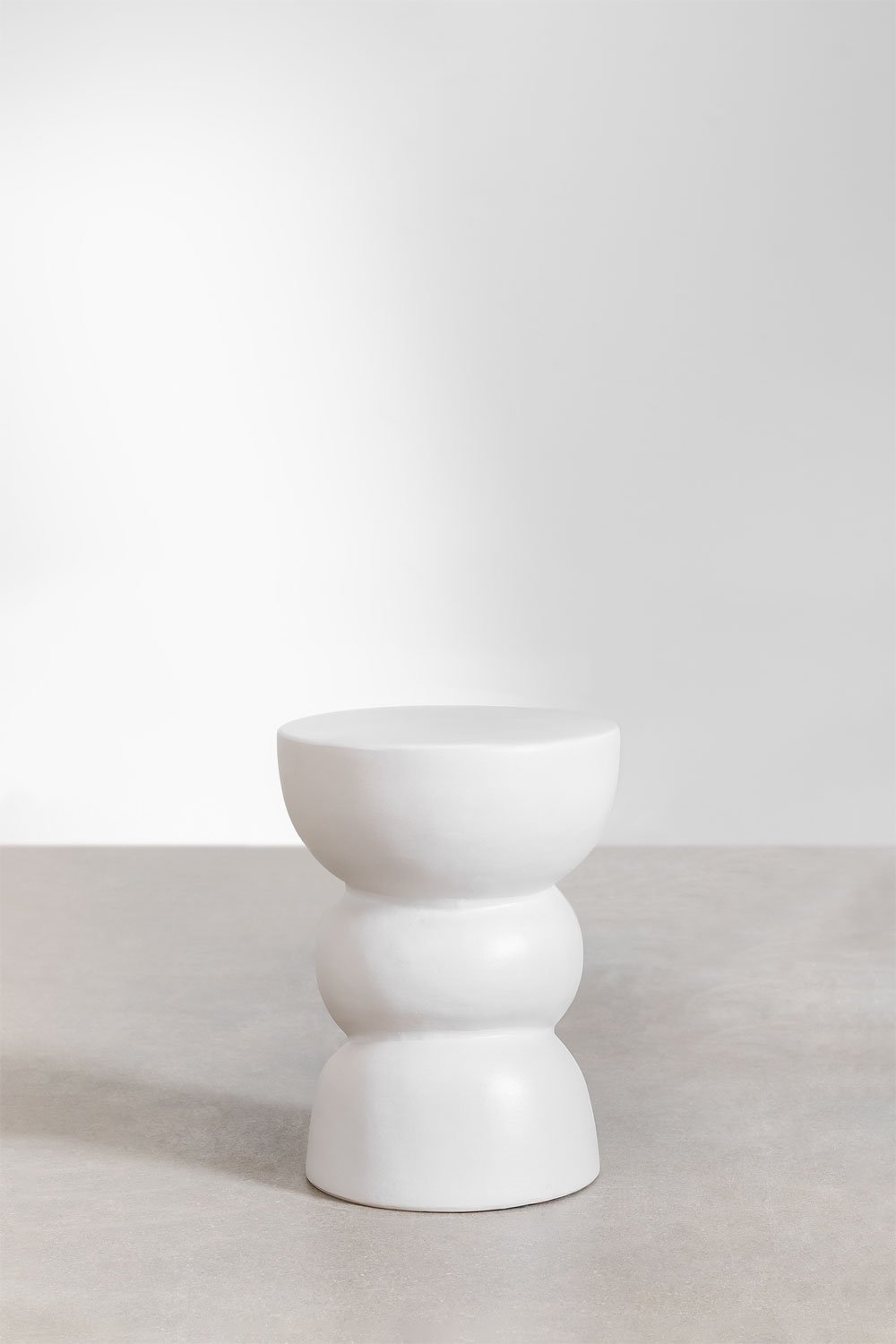 Tavolino rotondo Ø35 cm in ceramica Tiyi