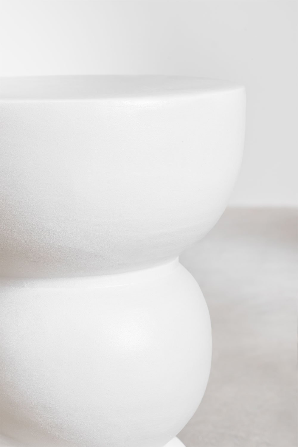 Tavolino rotondo Ø35 cm in ceramica Tiyi