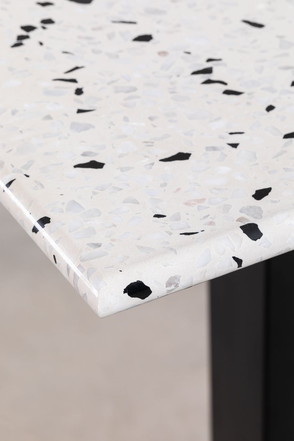 Tavolo Bar Alto Quadrato in Terrazzo (60x60 cm) Praline