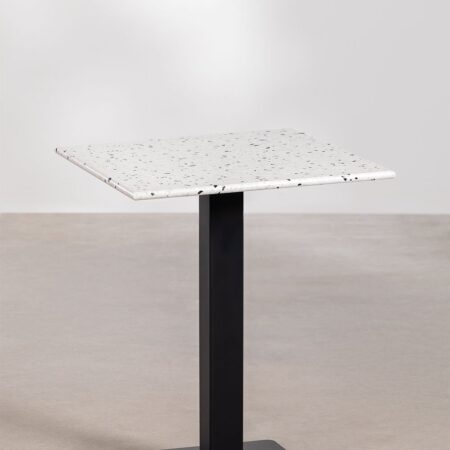 Tavolo Bar Quadrato in Terrazzo (60x60 cm) Praline