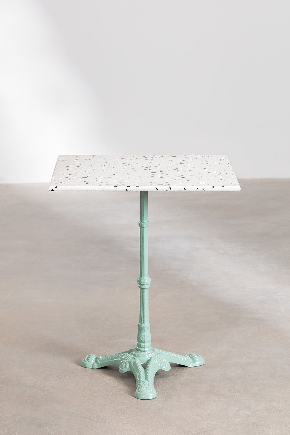 Tavolo Bar Quadrato in Terrazzo (60x60 cm) Volutto