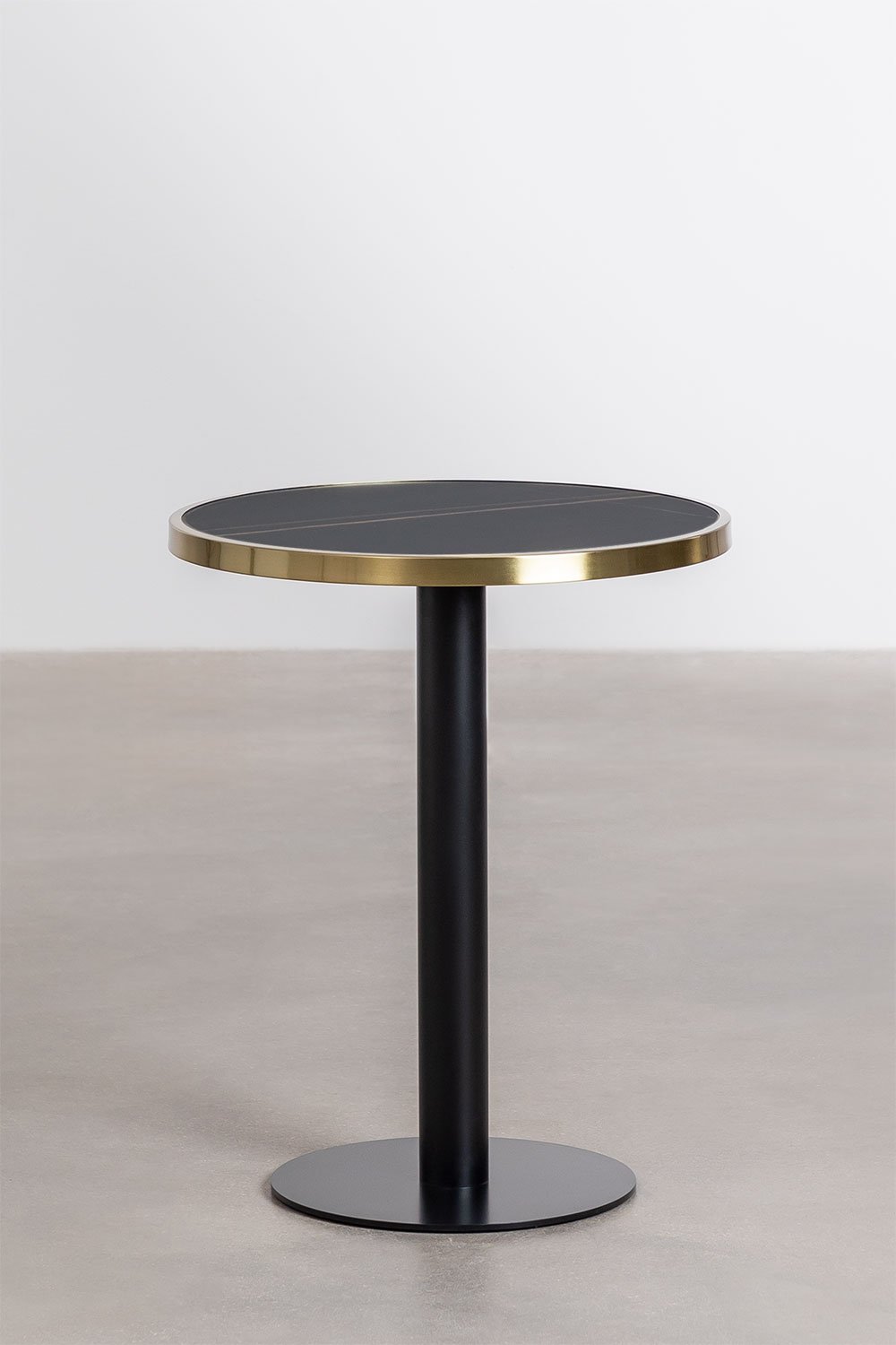 Tavolo Bar Rotondo in Gres (Ø60 cm) Amaretto