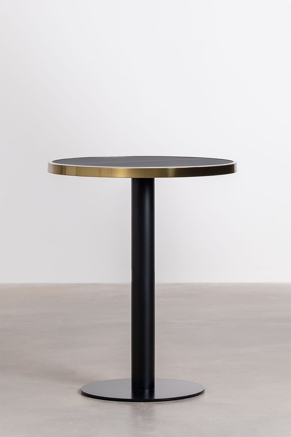 Tavolo Bar Rotondo in Gres (Ø60 cm) Amaretto
