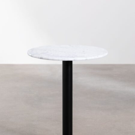 Tavolo da bar rotondo in marmo (Ø60 cm) Rocher