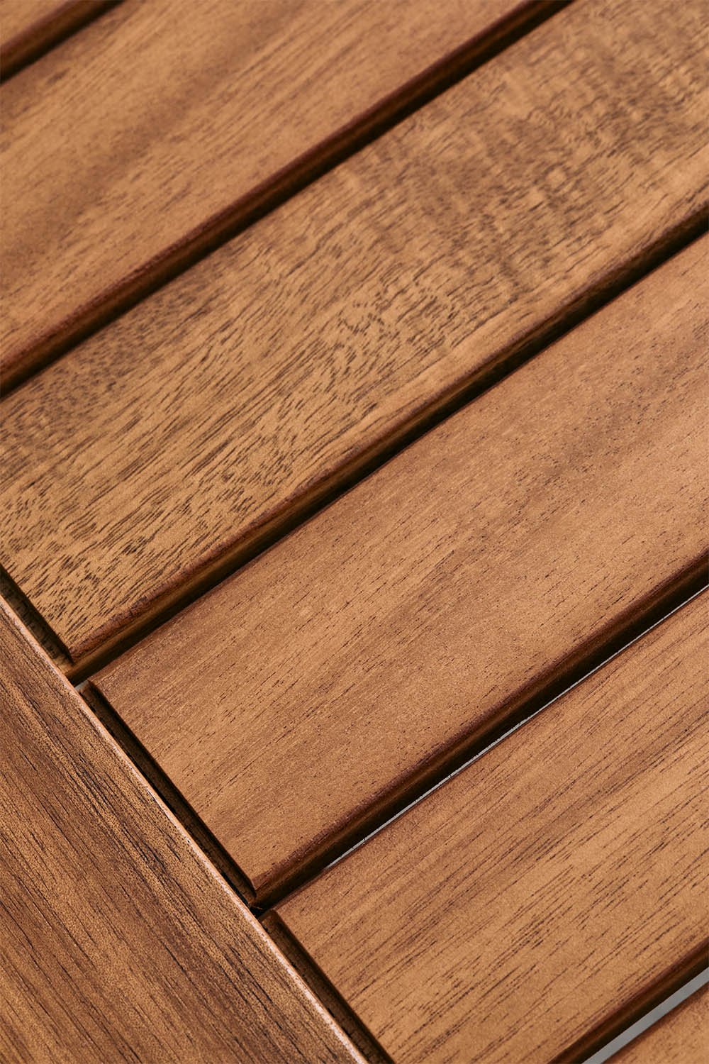 Tavolo da giardino quadrato 60x60 cm pieghevole in legno di acacia Delawer