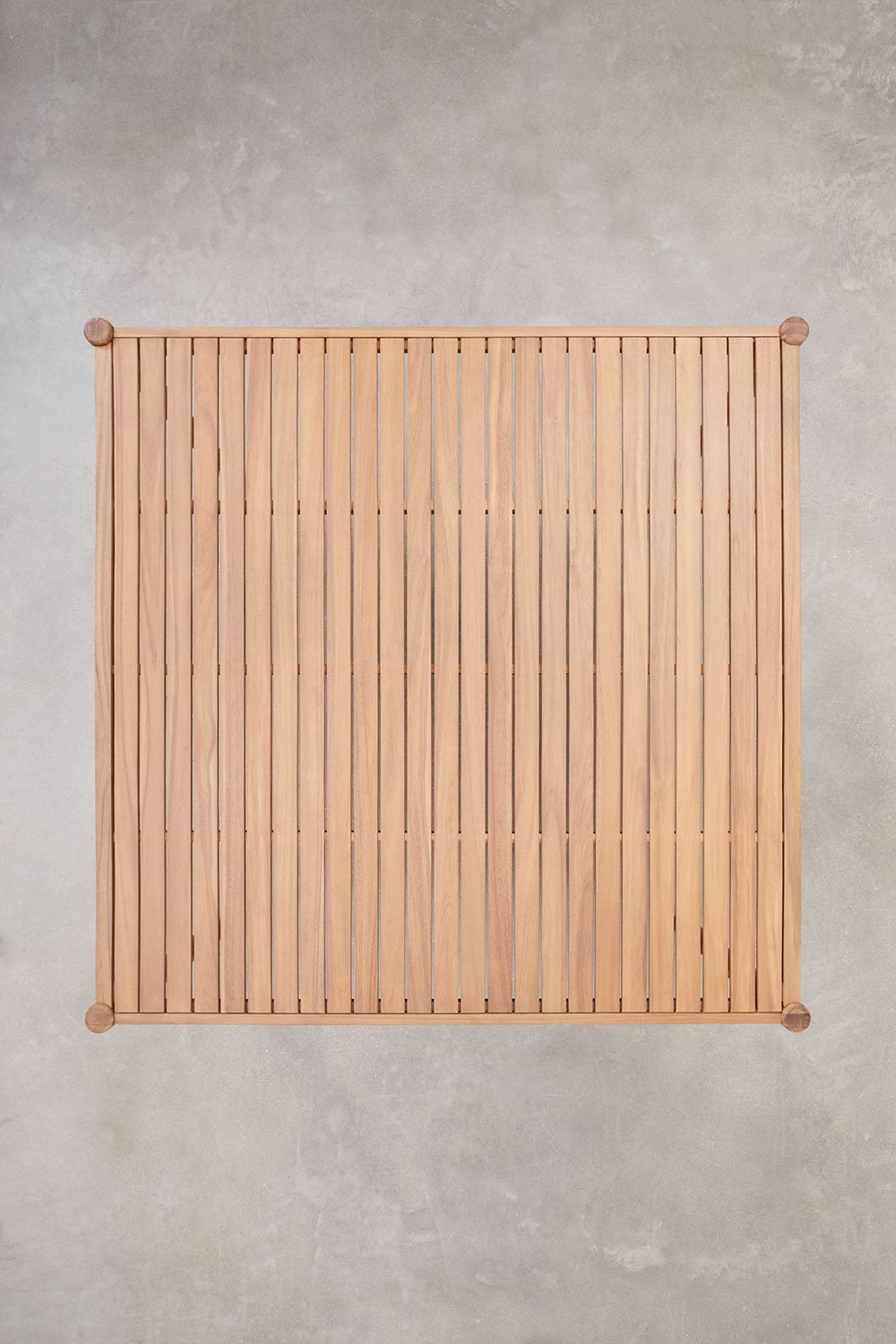 Tavolo da giardino quadrato 150x150 cm in legno di acacia Aderyn