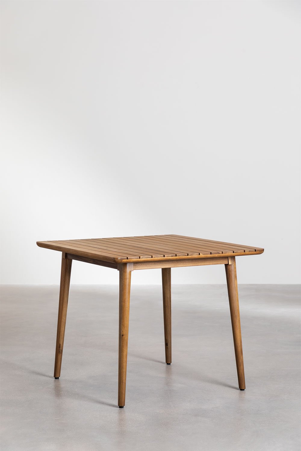 Tavolo da giardino quadrato 90x90 cm in legno di acacia Tenay
