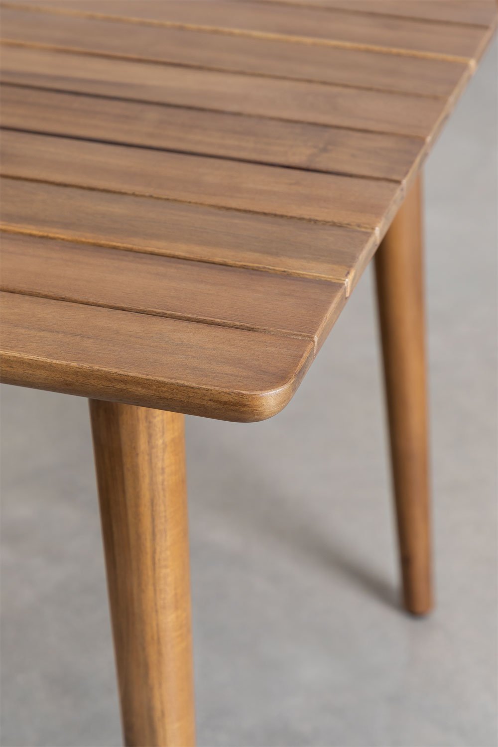Tavolo da giardino quadrato 90x90 cm in legno di acacia Tenay