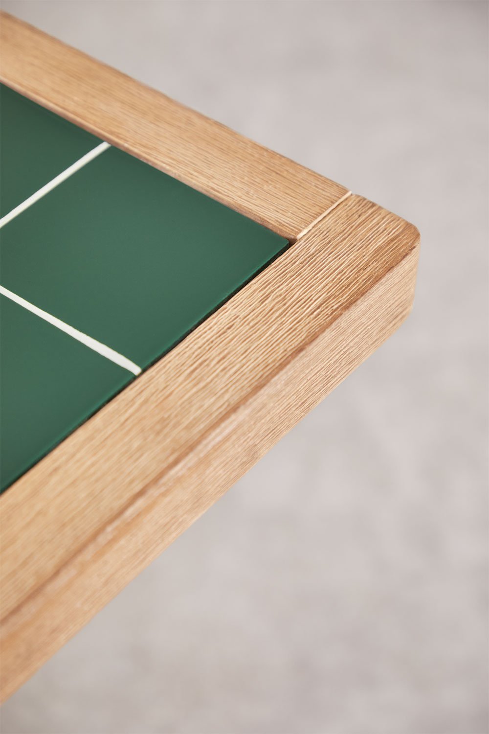 Tavolo da giardino rettangolare 200x100 cm in legno di acacia e piastrelle Dubai